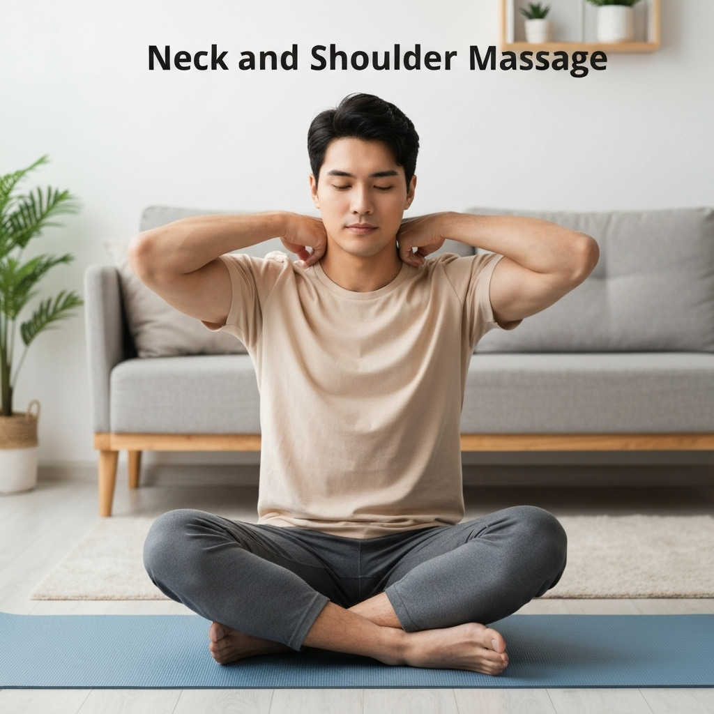 직장인을 위한 목어깨 마사지 셀프케어 방법